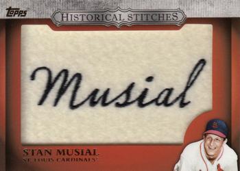 2012 Topps - Historical Stitches #HS-SM Stan Musial Front