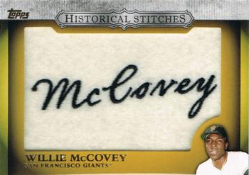 2012 Topps - Historical Stitches #HS-WMC Willie McCovey Front