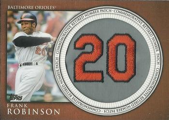 2012 Topps - Retired Number Patches #RN-FR Frank Robinson Front