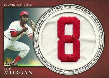 2012 Topps - Retired Number Patches #RN-JM Joe Morgan Front