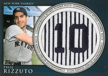 2012 Topps - Retired Number Patches #RN-PR Phil Rizzuto Front