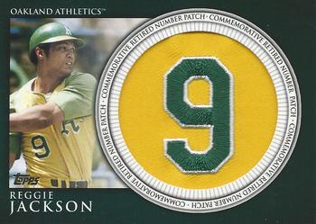 2012 Topps - Retired Number Patches #RN-RJ2 Reggie Jackson Front