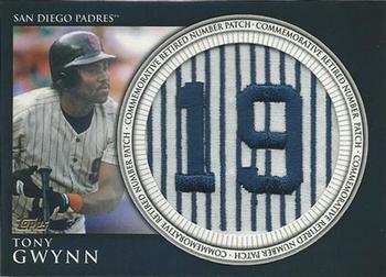 2012 Topps - Retired Number Patches #RN-TG Tony Gwynn Front