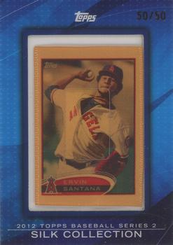2012 Topps - Silk Collection #NNO Ervin Santana Front