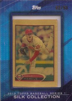 2012 Topps - Silk Collection #NNO Cole Hamels Front