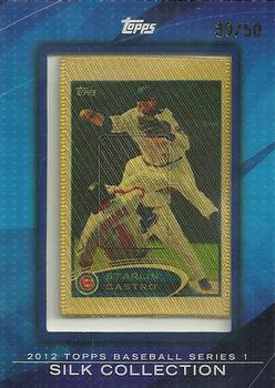 2012 Topps - Silk Collection #NNO Starlin Castro Front