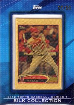 2012 Topps - Silk Collection #NNO Vernon Wells Front
