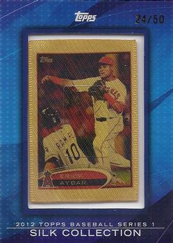 2012 Topps - Silk Collection #NNO Erick Aybar Front