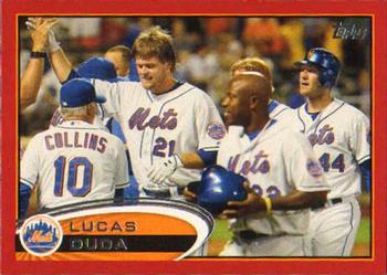 2012 Topps - Red #128 Lucas Duda Front