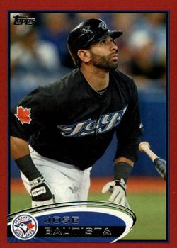 2012 Topps - Red #100 Jose Bautista Front