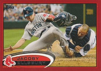 2012 Topps - Red #170 Jacoby Ellsbury Front