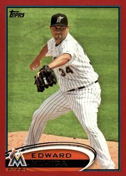 2012 Topps - Red #178 Edward Mujica Front