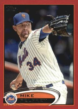 2012 Topps - Red #214 Mike Pelfrey Front