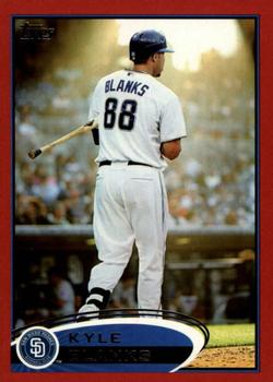 2012 Topps - Red #261 Kyle Blanks Front