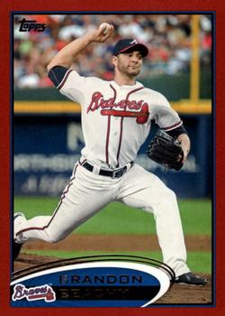 2012 Topps - Red #364 Brandon Beachy Front