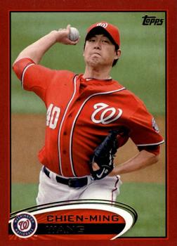 2012 Topps - Red #440 Chien-Ming Wang Front
