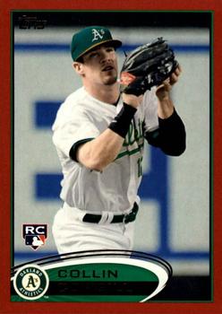 2012 Topps - Red #502 Collin Cowgill Front