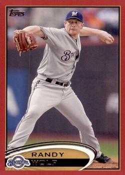 2012 Topps - Red #545 Randy Wolf Front