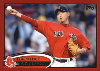 2012 Topps - Red #586 Daisuke Matsuzaka Front