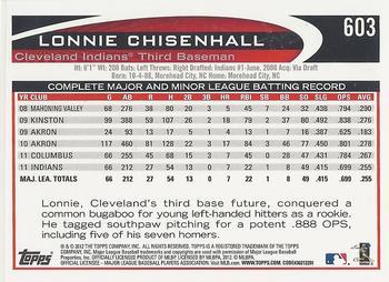 2012 Topps - Red #603 Lonnie Chisenhall Back