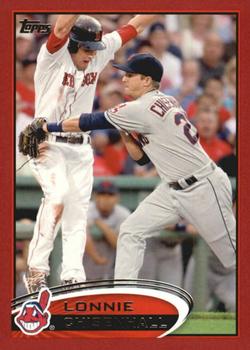2012 Topps - Red #603 Lonnie Chisenhall Front