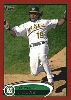 2012 Topps - Red #640 Jemile Weeks Front