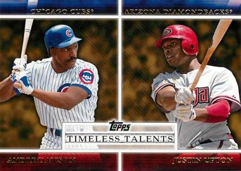2012 Topps - Timeless Talents #TT-16 Andre Dawson / Justin Upton Front