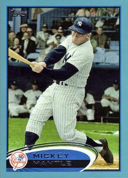 2012 Topps - Blue #7 Mickey Mantle Front