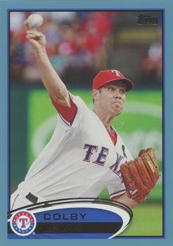 2012 Topps - Blue #18 Colby Lewis Front