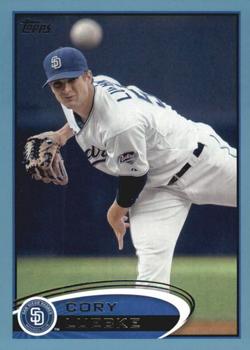 2012 Topps - Blue #23 Cory Luebke Front