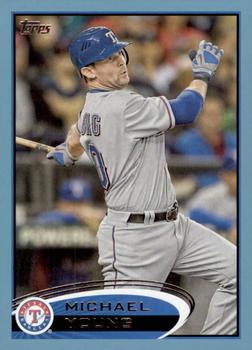 2012 Topps - Blue #55 Michael Young Front