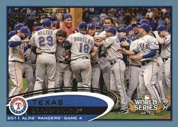 2012 Topps - Blue #59 Texas Rangers Front