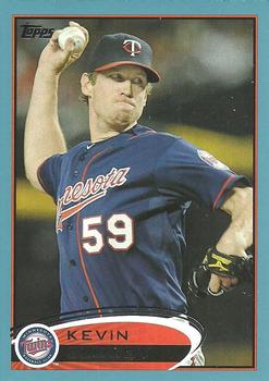 2012 Topps - Blue #111 Kevin Slowey Front