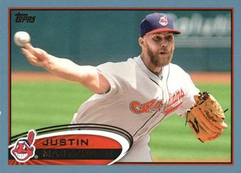 2012 Topps - Blue #205 Justin Masterson Front