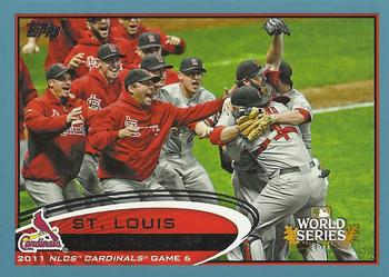 2012 Topps - Blue #233 St. Louis Cardinals Front