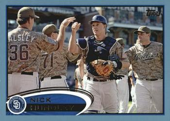 2012 Topps - Blue #312 Nick Hundley Front