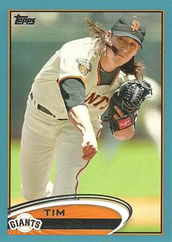 2012 Topps - Blue #349 Tim Lincecum Front