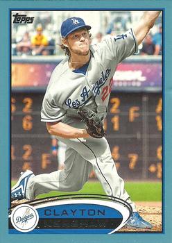 2012 Topps - Blue #600 Clayton Kershaw Front