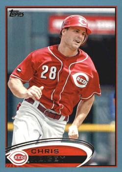 2012 Topps - Blue #636 Chris Heisey Front