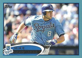 2012 Topps - Blue #642 Mike Moustakas Front