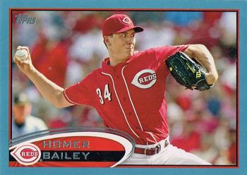 2012 Topps - Blue #659 Homer Bailey Front