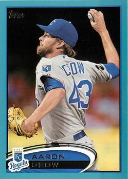 2012 Topps - Blue #67 Aaron Crow Front