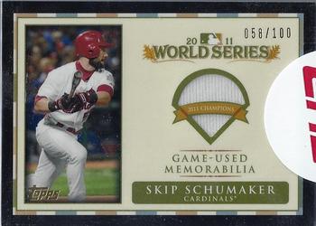 2012 Topps - World Champion Relics #WCR-SS Skip Schumaker Front