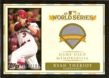 2012 Topps - World Champion Relics #WCR-RT Ryan Theriot Front