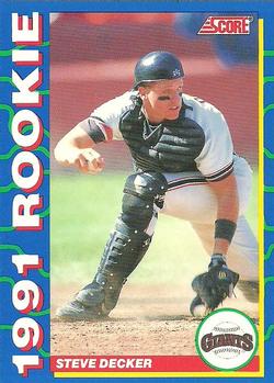 1991 Score Rookies #12 Steve Decker Front
