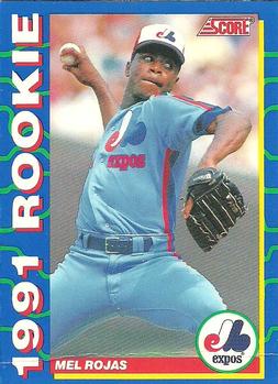 1991 Score Rookies #1 Mel Rojas Front
