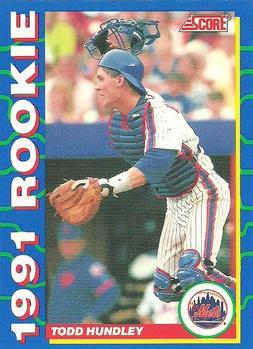 1991 Score Rookies #23 Todd Hundley Front