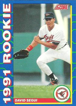 1991 Score Rookies #31 David Segui Front