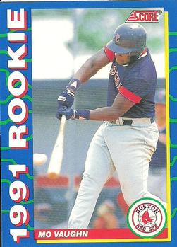 1991 Score Rookies #6 Mo Vaughn Front