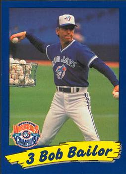 1994 Oh Henry! Toronto Blue Jays SGA #NNO Bob Bailor Front